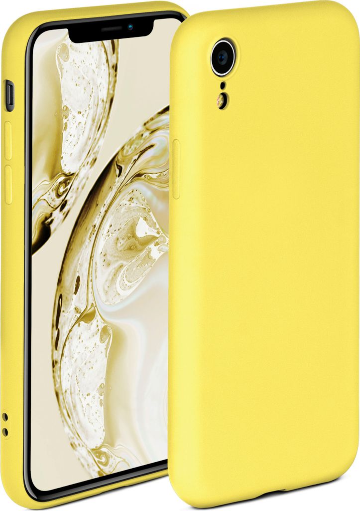 Soft-Case für Apple iPhone XR, Farbe:Narzissengelb