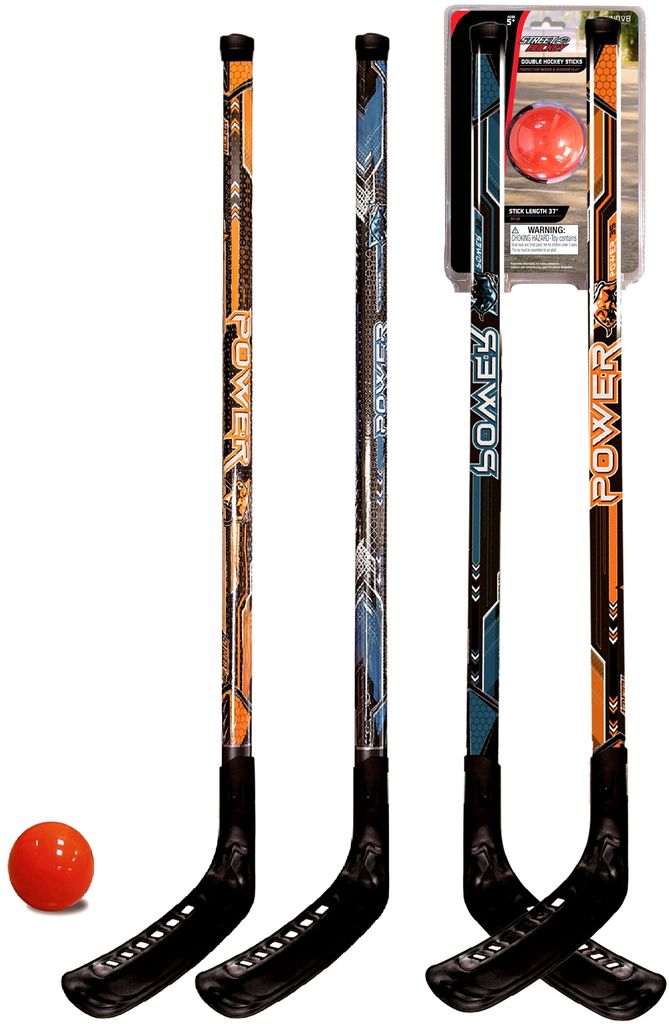 Street Power Unihockey Set 2 Stöcke und Ball Produktbild 