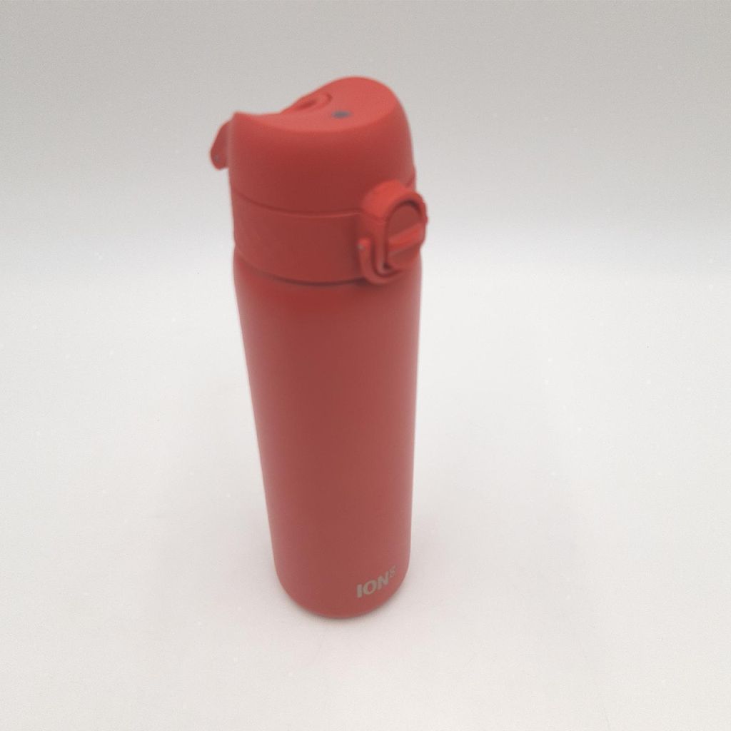 Ion8 Wasserflasche Edelstahl Grau 600 ML Outdoor Auslaufsicher Trinkflasche