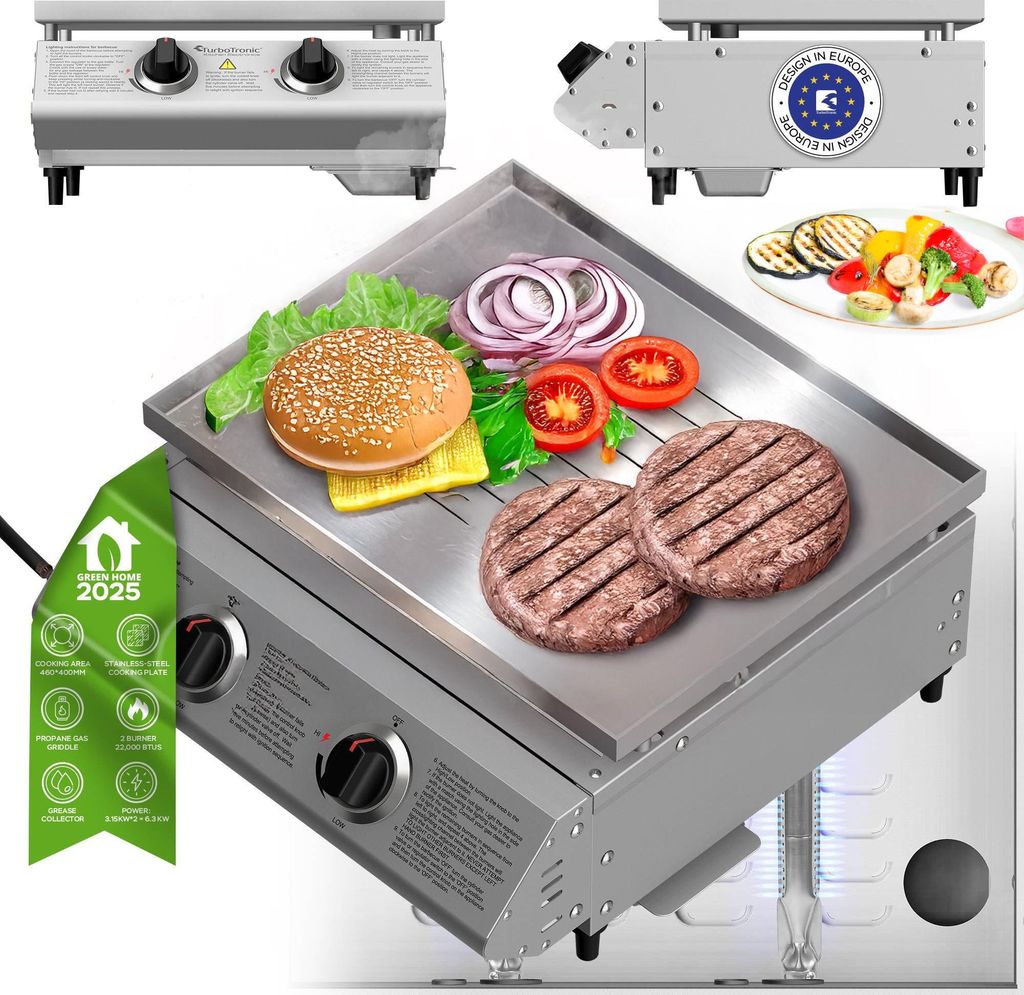 TurboTronic Gasbarbecue - BBQ6 - tafelgasbarbecue met Productafbeelding 