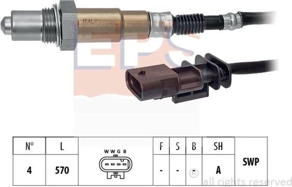 Sonde Lambda EPS 1 998 528 : Corrige le Voyant Moteur sur Volvo XC40 OE