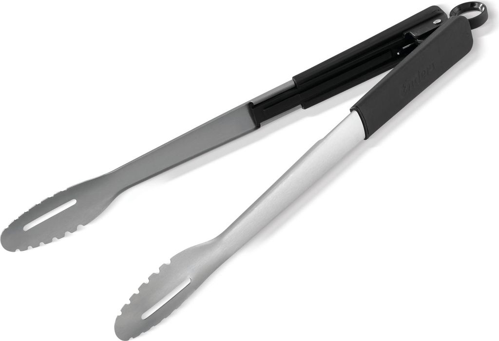 ENDERS 8779, Grillzange, Schwarz, Edelstahl, Edelstahl, Kunststoff