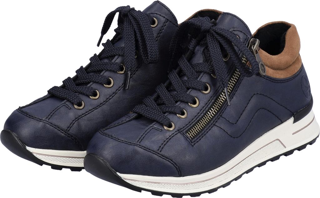 Rieker Damen Sneaker blau, Damen:39 EU Produktbild 
