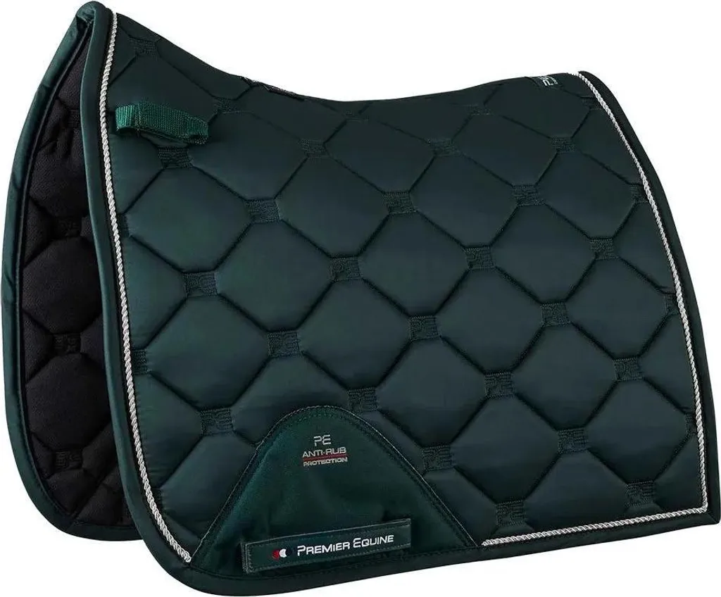 Tapis selle dressage Saltare CC anti-glisse Vert Full Premier Equine