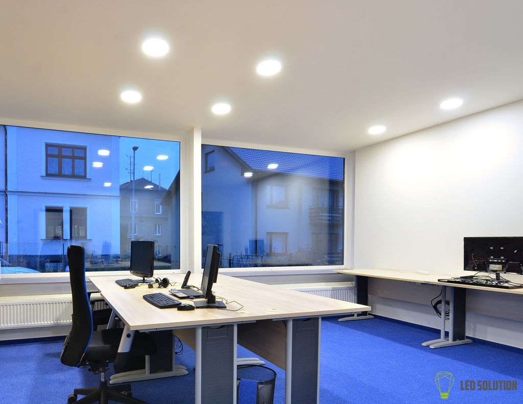 LED Solution Bílý vestavný LED panel kulatý 300mm 24W Barva Obrázek produktu 6