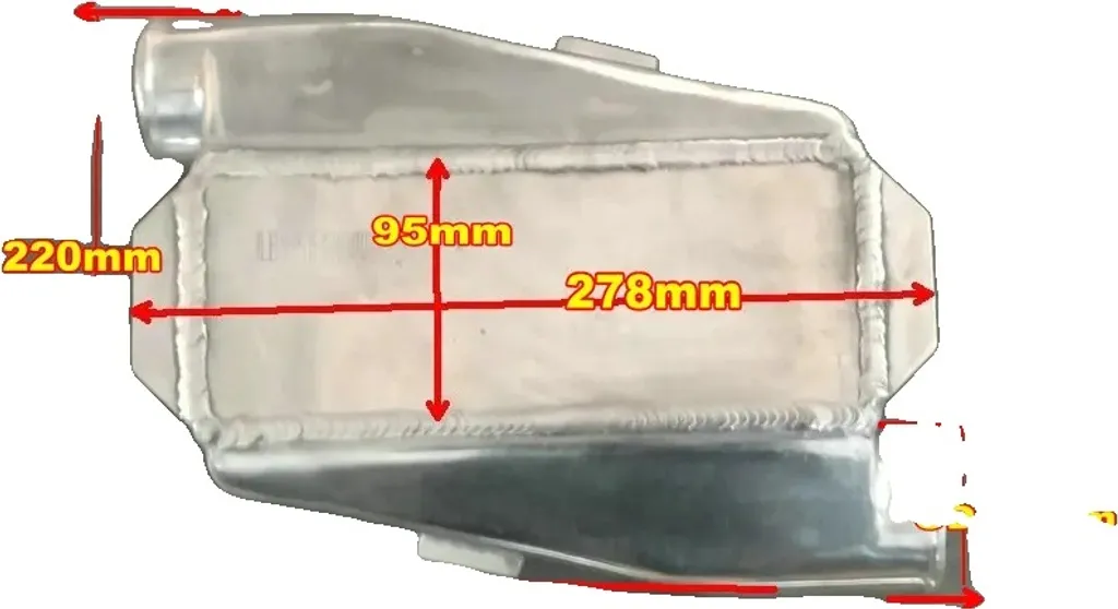 Intercooler Universel Léger en Aluminium, Flux 63mm et Noyau Compact