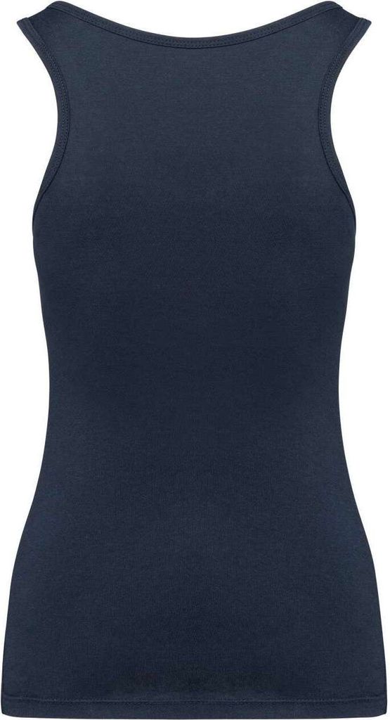 Kariban Damen Tank Top Trägertop Basic Unterhemd Baumwolle Trägershirt, Größe:S, Farbe:Navy Blau