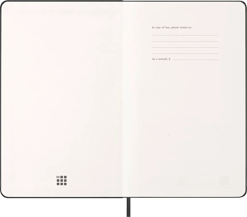 Agenda 2025 Moleskine Vertical Pro Rigide Noir 12 Mois Format Large 21 - 2