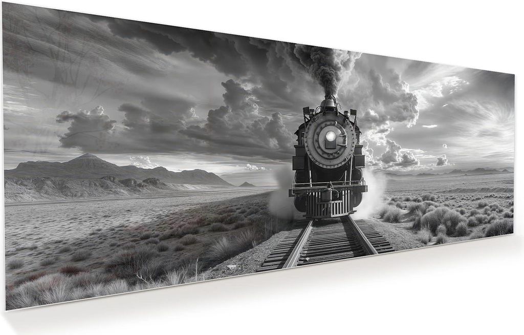 Glasbild 100x40cm in XXL für Wohnzimmer, Schlafzimmer Motiv Produktbild 