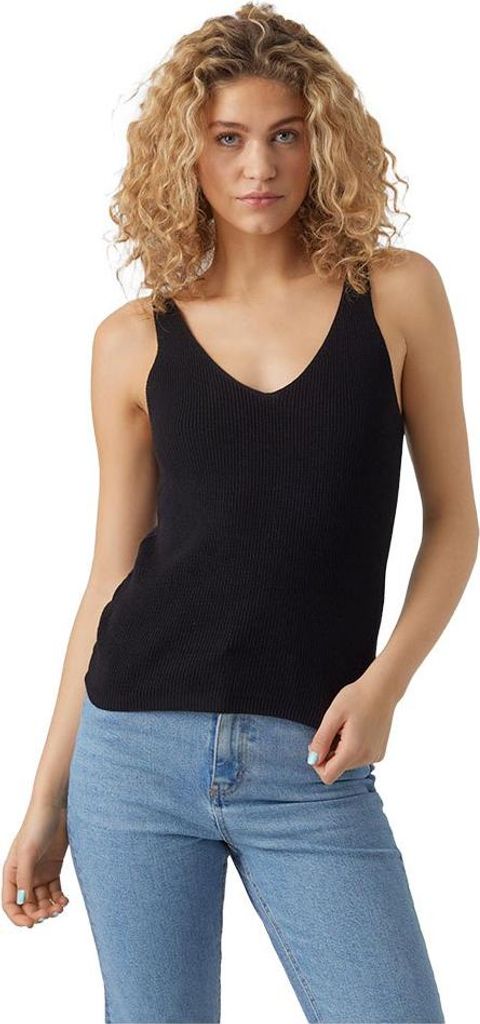 Vero Moda Newlex Sun ärmelloses T-shirt Schwarz S Frau Schwarz S