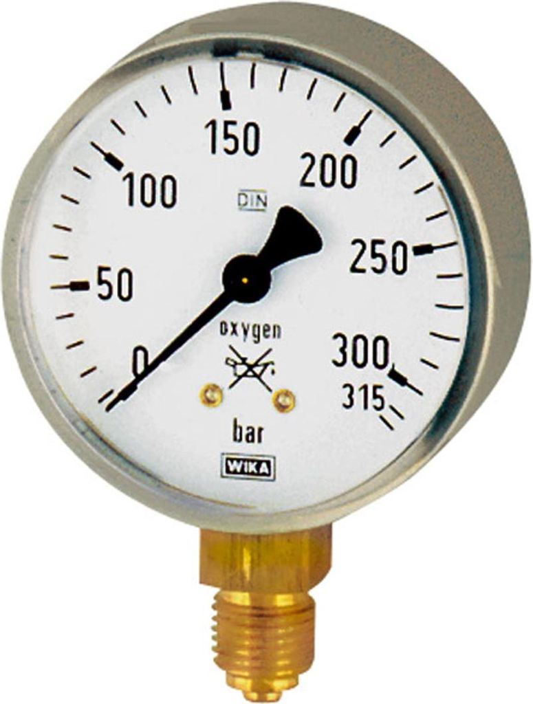 Riegler Schweißtechnikmano, Stahl, acetylene, G 1/4 unten, 0-2,5 bar, Ø 63