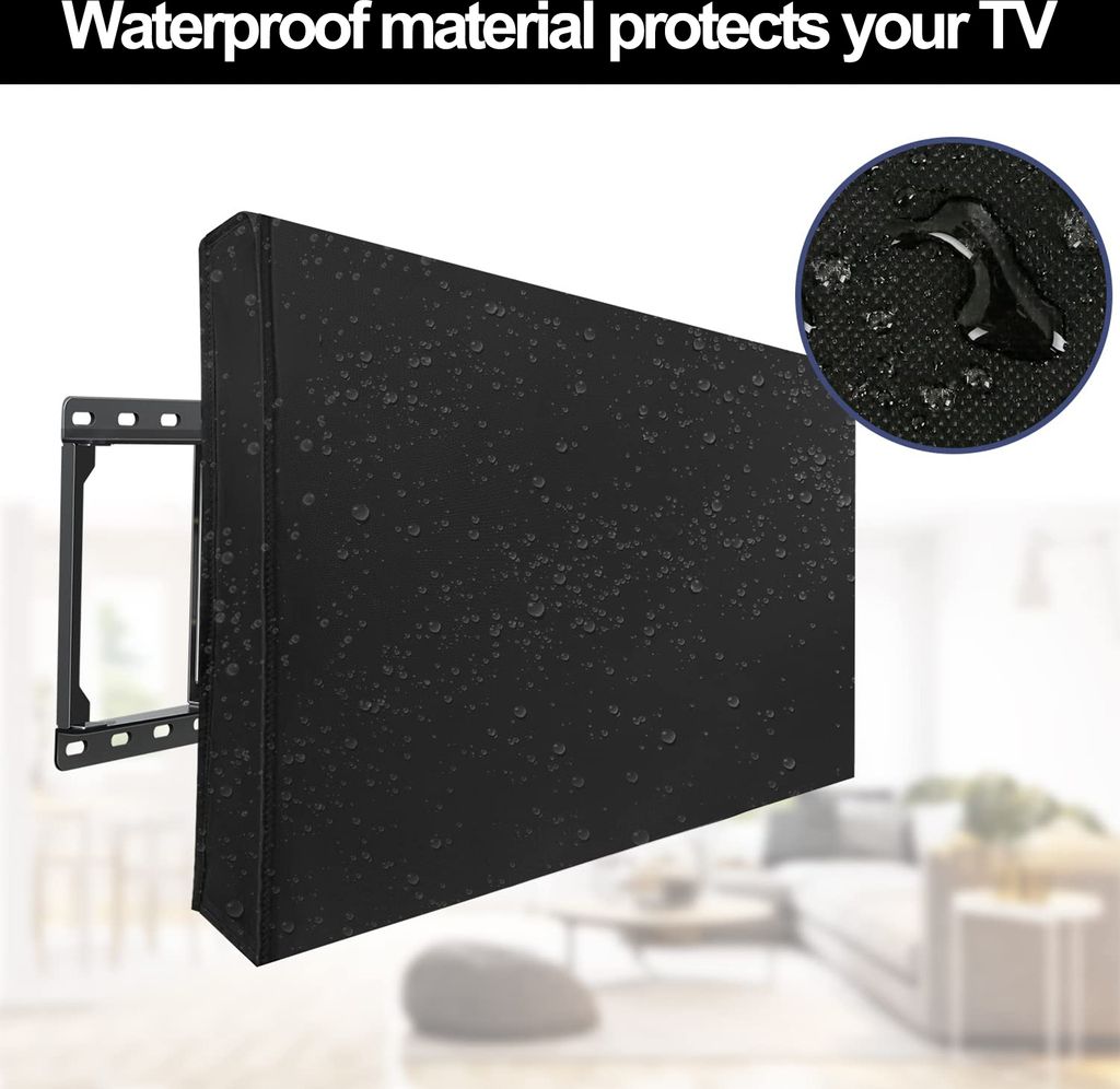 Outdoor TV Abdeckung 600D - Wasserdichte Schutzhülle Für Außenfernseher