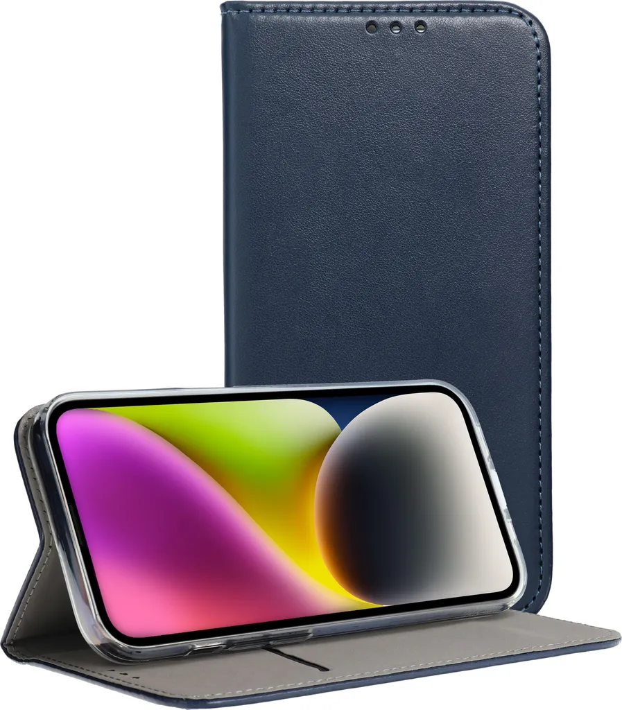 Fondina Magnetica Realme 14T 5G - Protezione Schermo Smart Magneto Navy