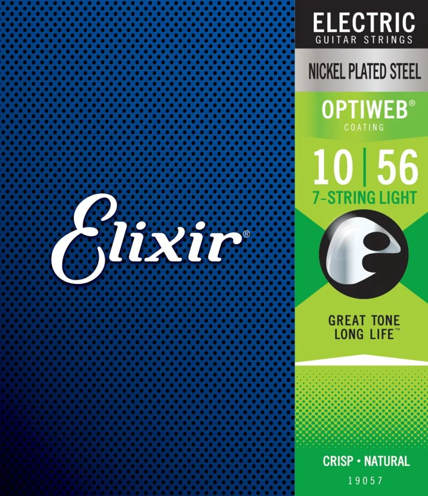 Cordes Elixir 7 Cordes 10-56 Optiweb : Fini l'Oxydation et la Casse