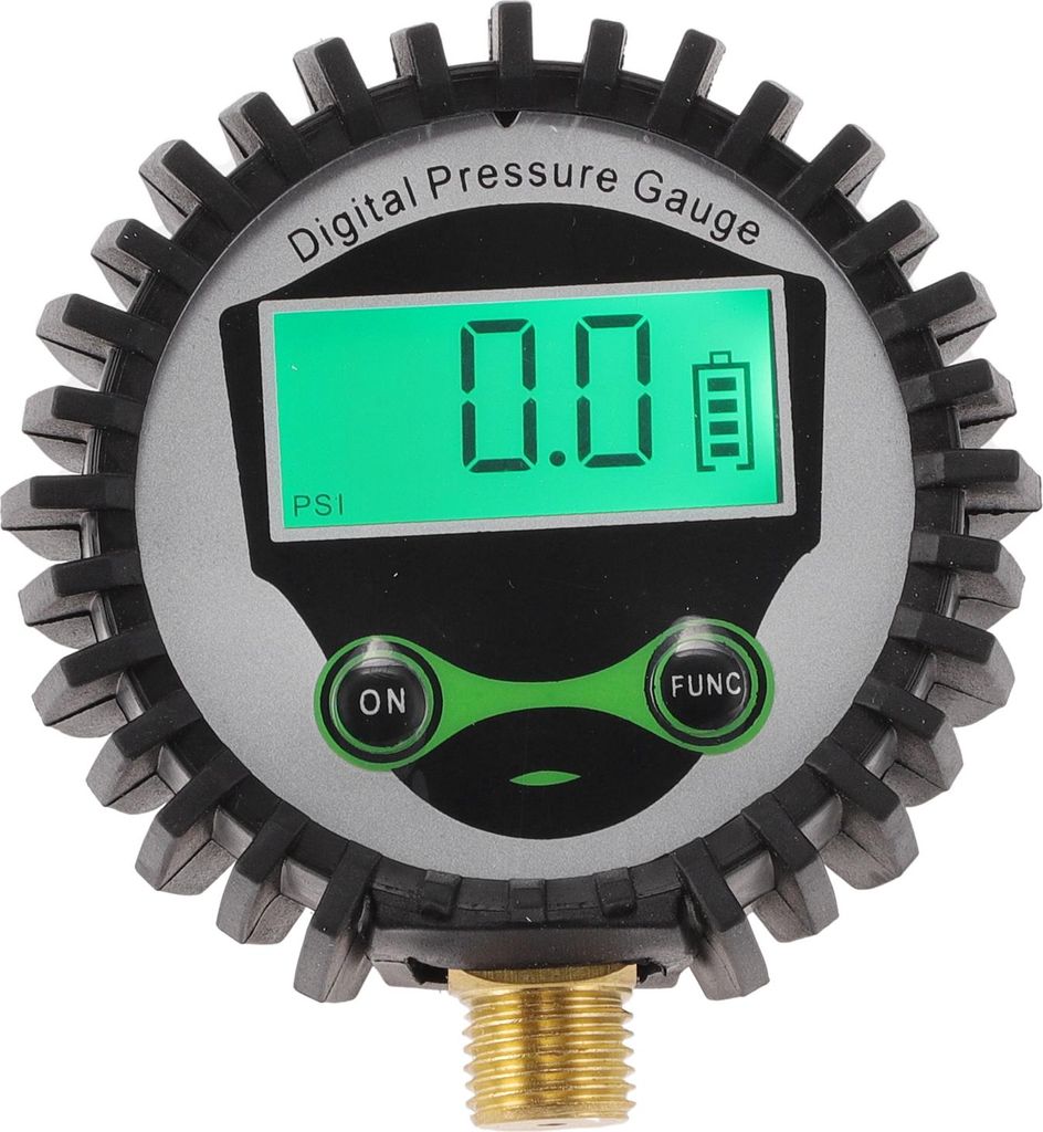 Universal 0-250PSI Digitaler Reifendruckmesser 1/4" G Digitaler Luftdruckmesser für Autos 1 Stück ohne Batterie