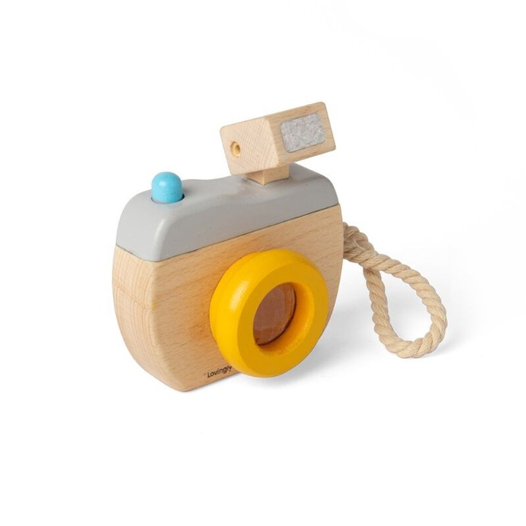 BigJigs Holzspielzeug Kamera - pädagogisches Rollenspiel für Kinder