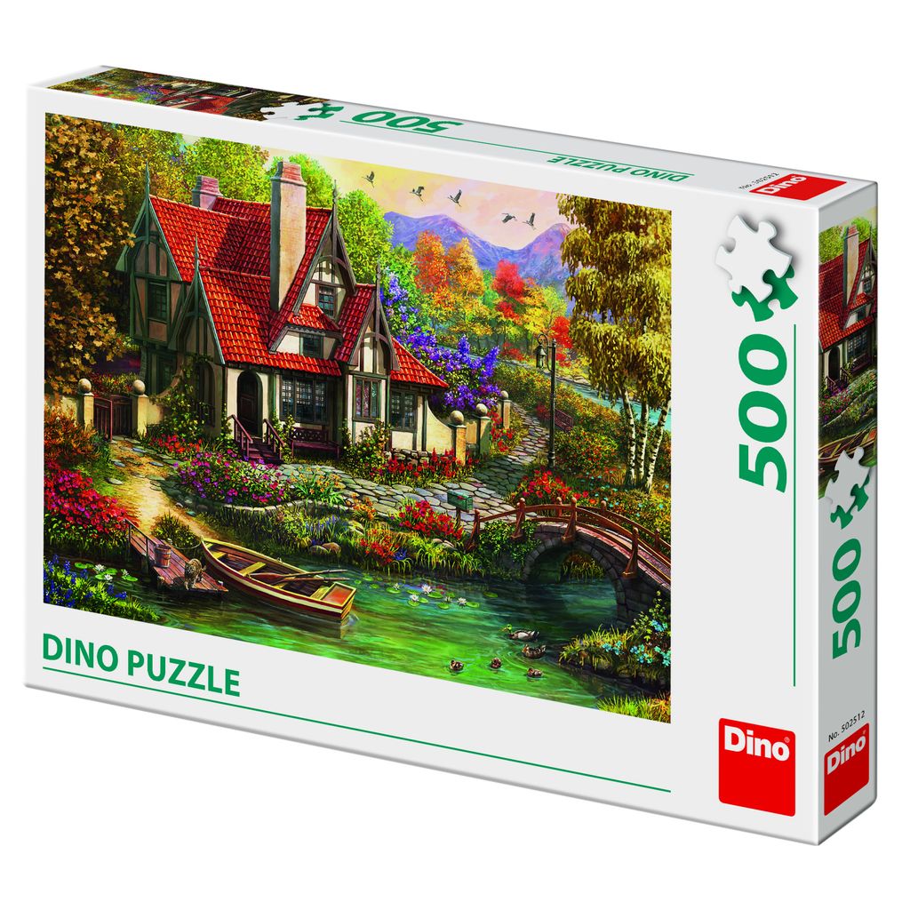DINO Puzzle Landhaus am See 500 Teile