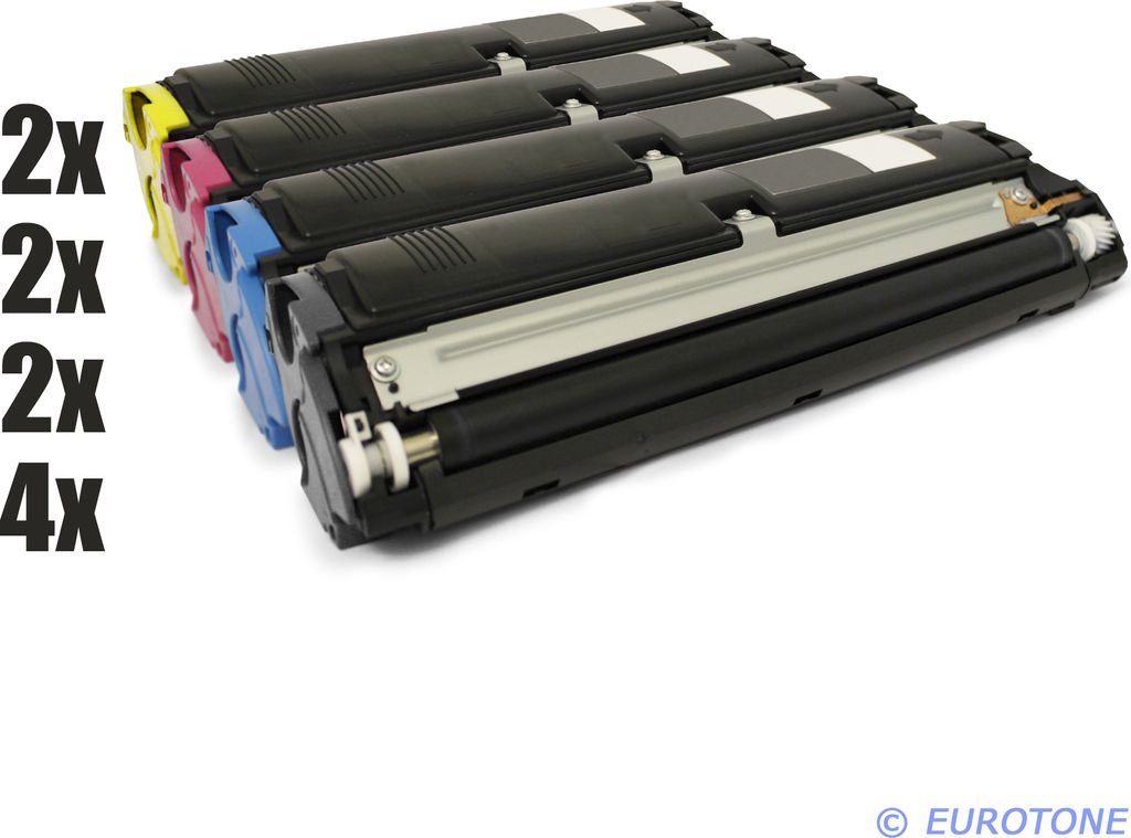 10x Eurotone Toner Alternative für Xerox 113R00692 Black Schwarz / 113R00693 Blau Cyan / 113R00695 Rot Magenta / 113R00694 Gelb Yellow