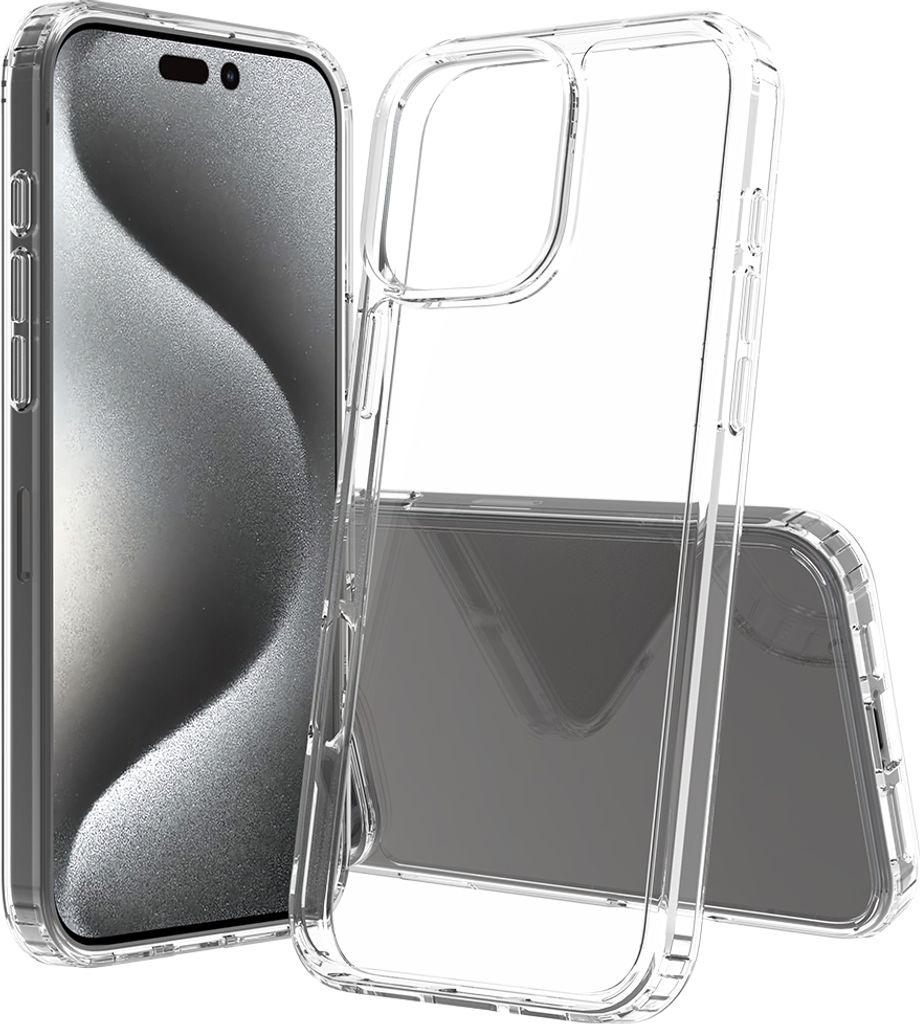 Hülle für Apple iPhone 16 Pro Max - Phonesta Scratchproof Back Cover - Transparent