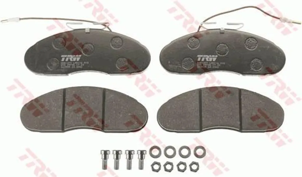 Plaquettes de frein TRW GDB1077 pour Cabstar et Trade OE 069030810