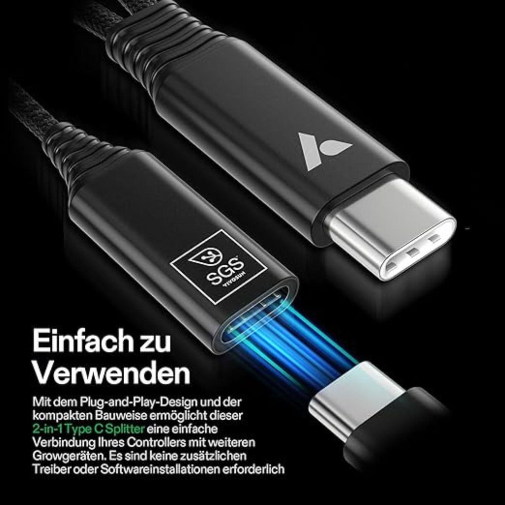 SGS Convertor Adapter Dongle Typ-C zu Molex und AUX für Produktbild 
