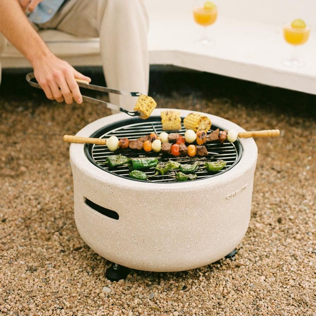 FIRE BOWL GRILL - Feuerschale mit Grill für Außenbereiche Produktbild 