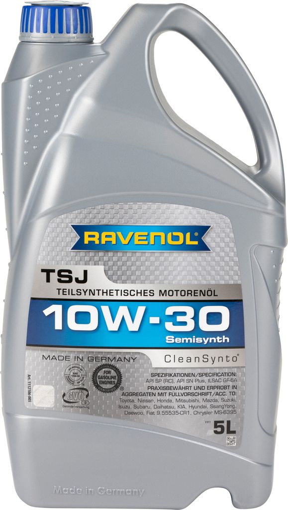 Ravenol Leichtlauföl TSJ Motoröl Öl SAE 10W30 5L 5 Liter Produktbild 