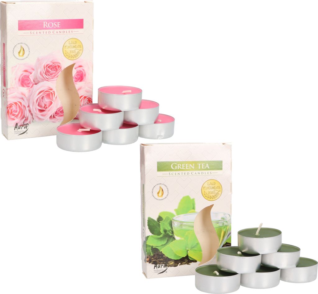 KOTARBAU® 12 confezioni di candele profumate tea lights Immagine del prodotto 