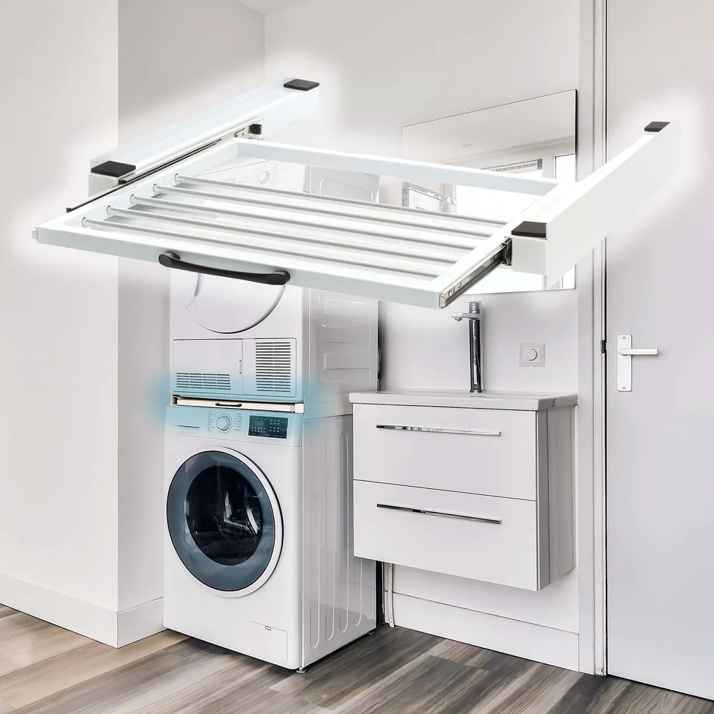 Optimisation Espace Buanderie : Cadre Superposition pour Lave-linge - 2