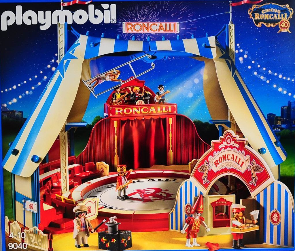 PLAYMOBIL 9040 Roncalli Circus Zirkus Zirkuszelt mit Manege Produktbild 