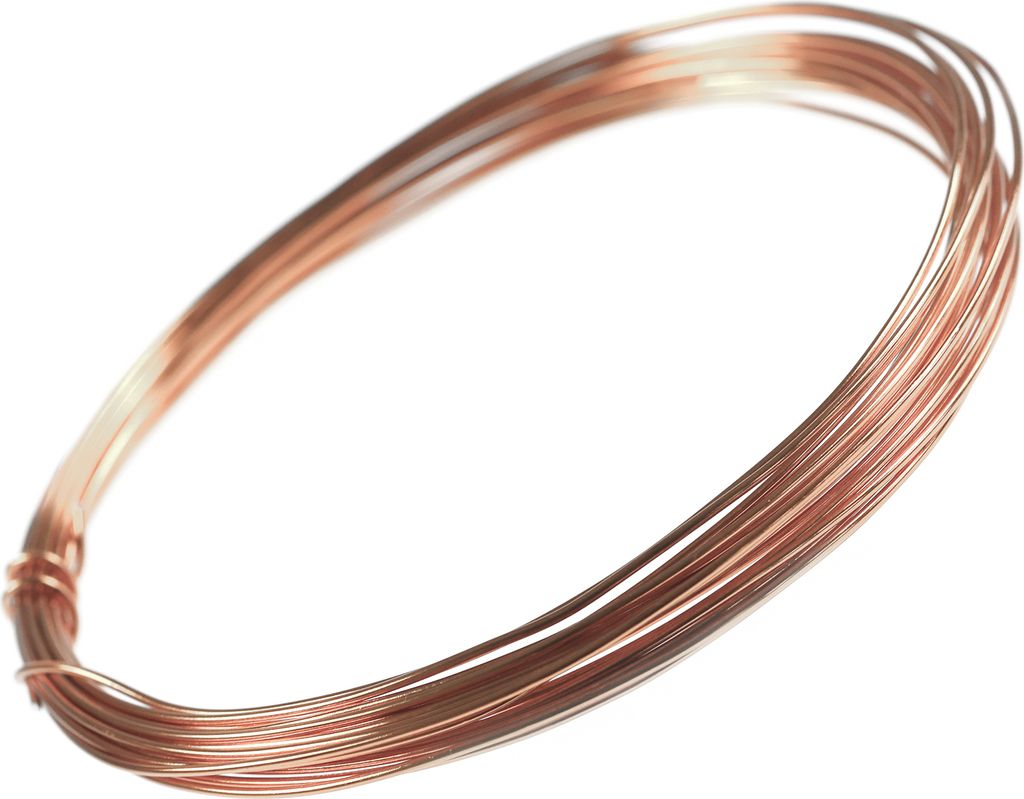 5m Aludraht Aluminiumdraht 1mm Dekodraht Schmuckdraht Bindedraht Farbwahl, Farbe:kupferbraun
