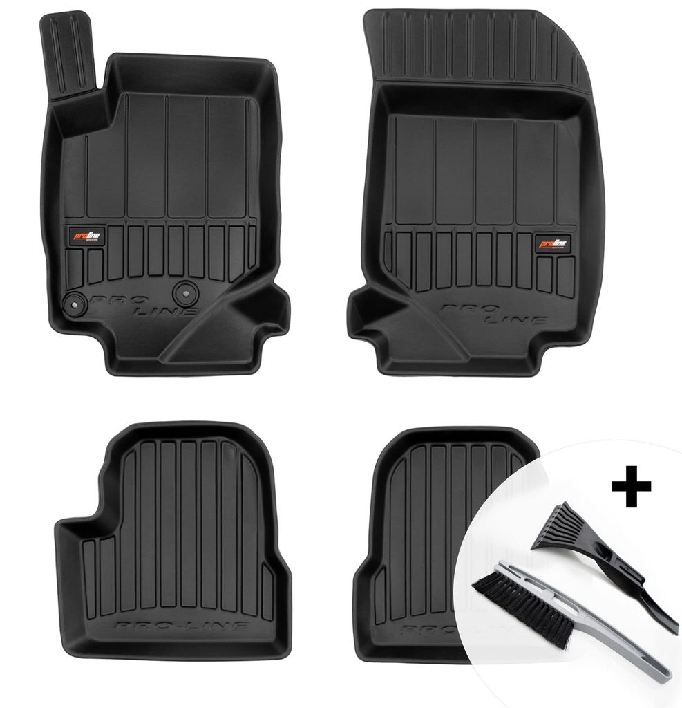 moto-MOLTICO 3D Gummimatten Auto, 4-teiliges Set, Allwetter Produktbild 