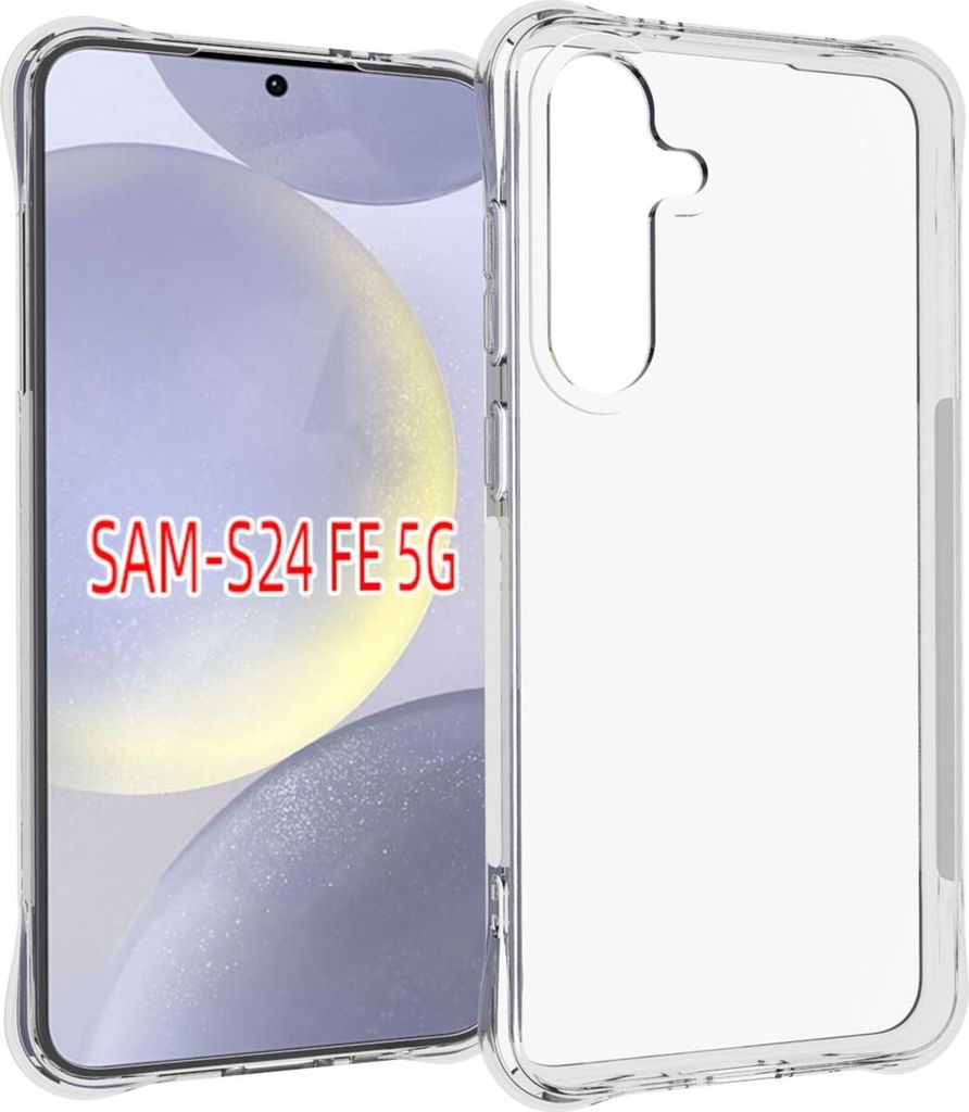 Mobigear Basics Durchsichtig Samsung Galaxy S24 FE Hülle Flexibles TPU Backcover - Transparent