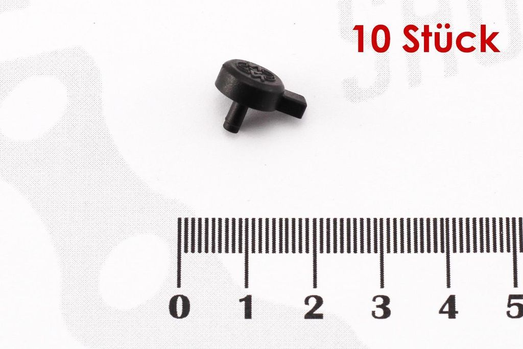 10 Stück Fahrrad SKS Kabel Stecker Kontakt Stopfen Clip Plug In für Schutzbleche