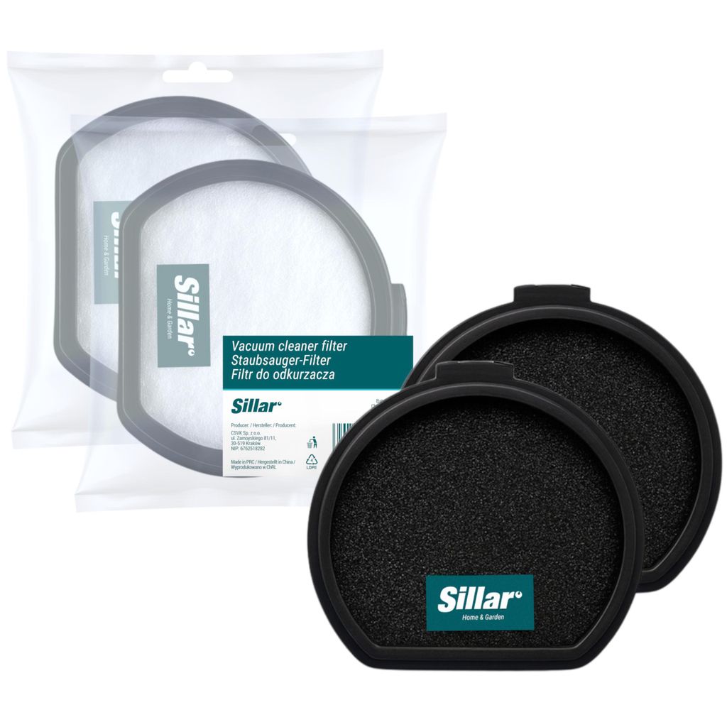 Sillar 2x filtres de rechange pour aspirateurs - Filtres Image du produit 
