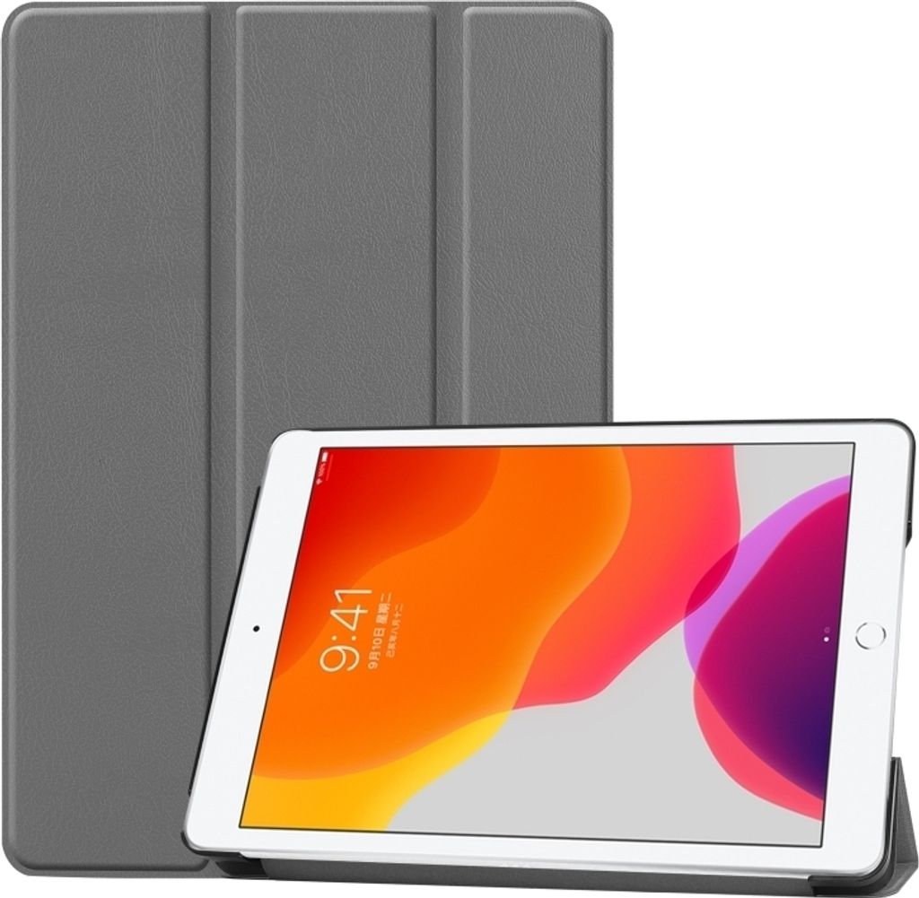 Mobigear Tri-Fold iPad 8 (2020) Hülle Klapphülle - Grau
