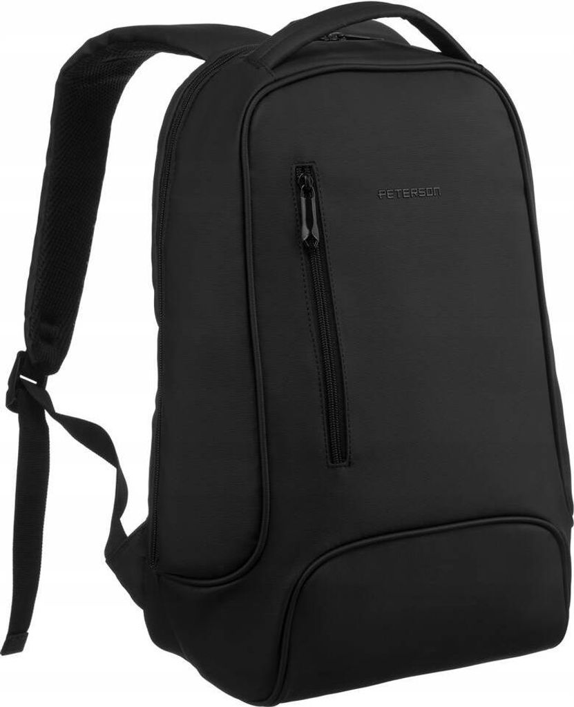 Peterson | Geräumiger Business-Rucksack, mit Platz, für einen Laptop, Schwarz, 32x45 cm