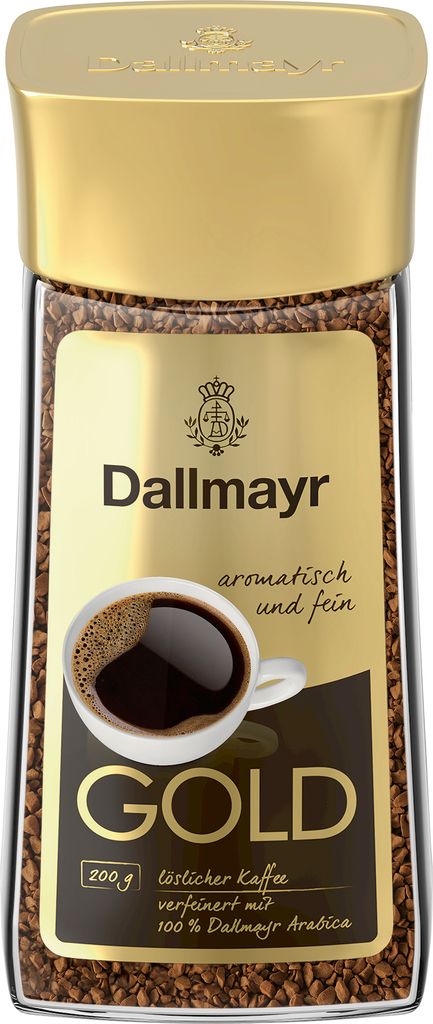 Dallmayr Gold | löslicher Kaffee | 200g-Glas Produktbild