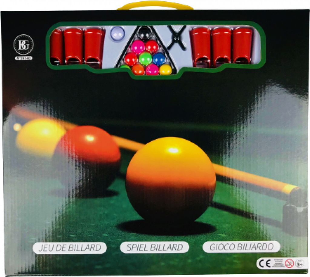 Billard im Karton, 38 x 33 x 4cm
