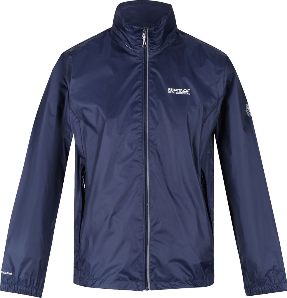 Regatta Herren Regenjacke Lyle IV, leicht, wasserfest RG3476 (L) (Marineblau)