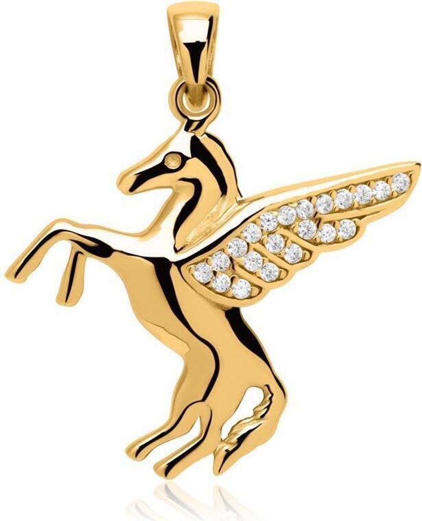 Pegasus Anhänger aus 333er Gold (8K Gelbgold) GP0272
