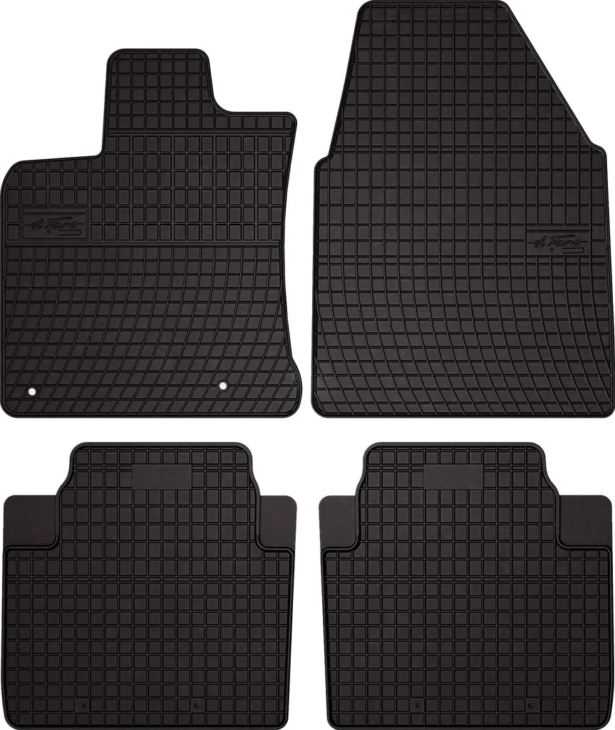 Tappetini Nissan Qashqai +2 2007-2013 in Gomma Nera - Qualità Italiana