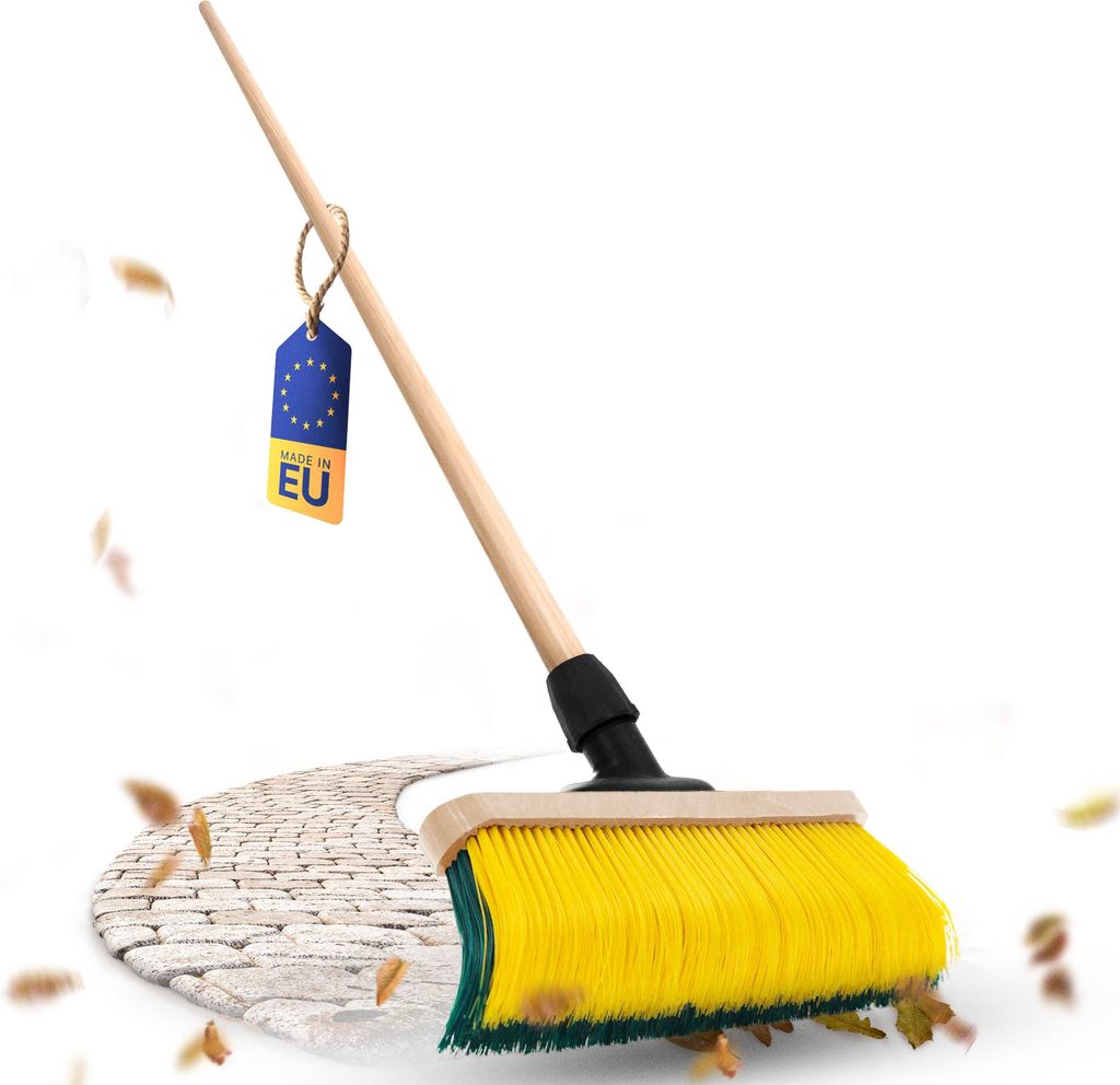 Novaliv Premium Krallenbesen mit Stiel 50cm, Spezialbesen Produktbild 