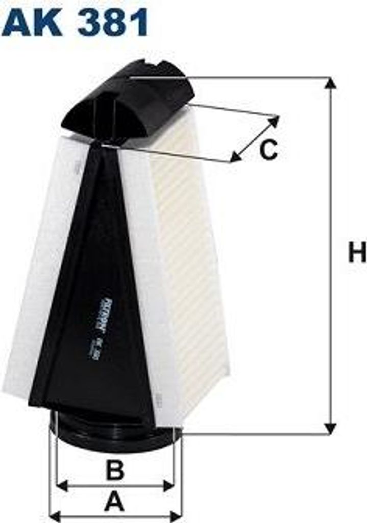 FILTRON AK 381 Luftfilter OE 6510940100 kompatibel mit GLC, C-Klasse