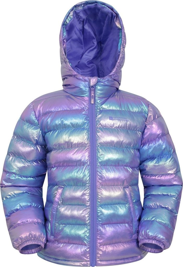 Steppjacke Im Dunkeln Leuchtende Jacke Reflektierende Kinder-Jacke