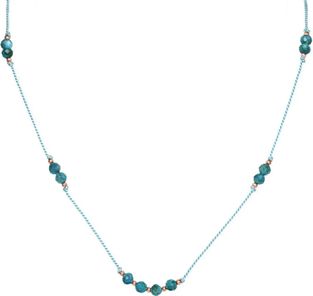 Collana di apatite HE31K3RG-LB