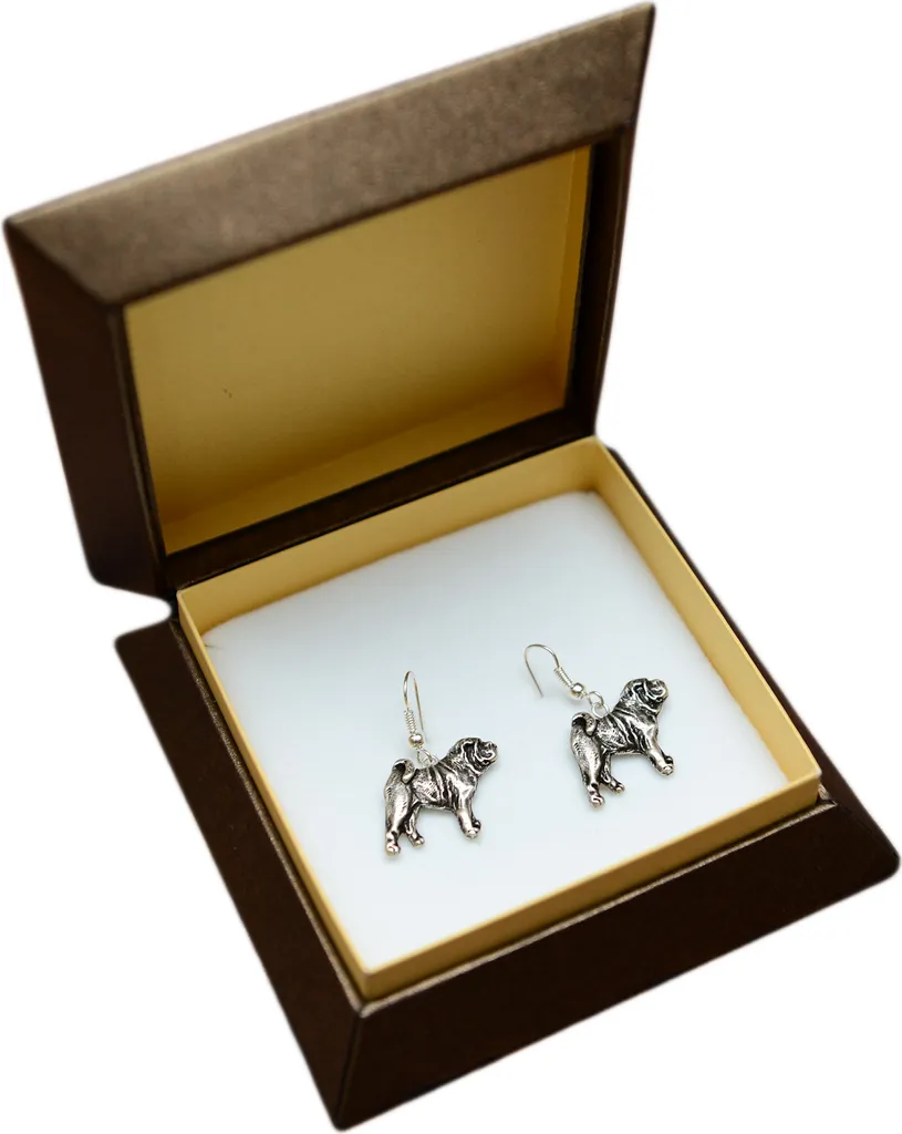 Shar Pei - Orecchini pendenti con cani, adorabili gioielli per mamme di cani, regalo per ragazze del marchio Art-Dog