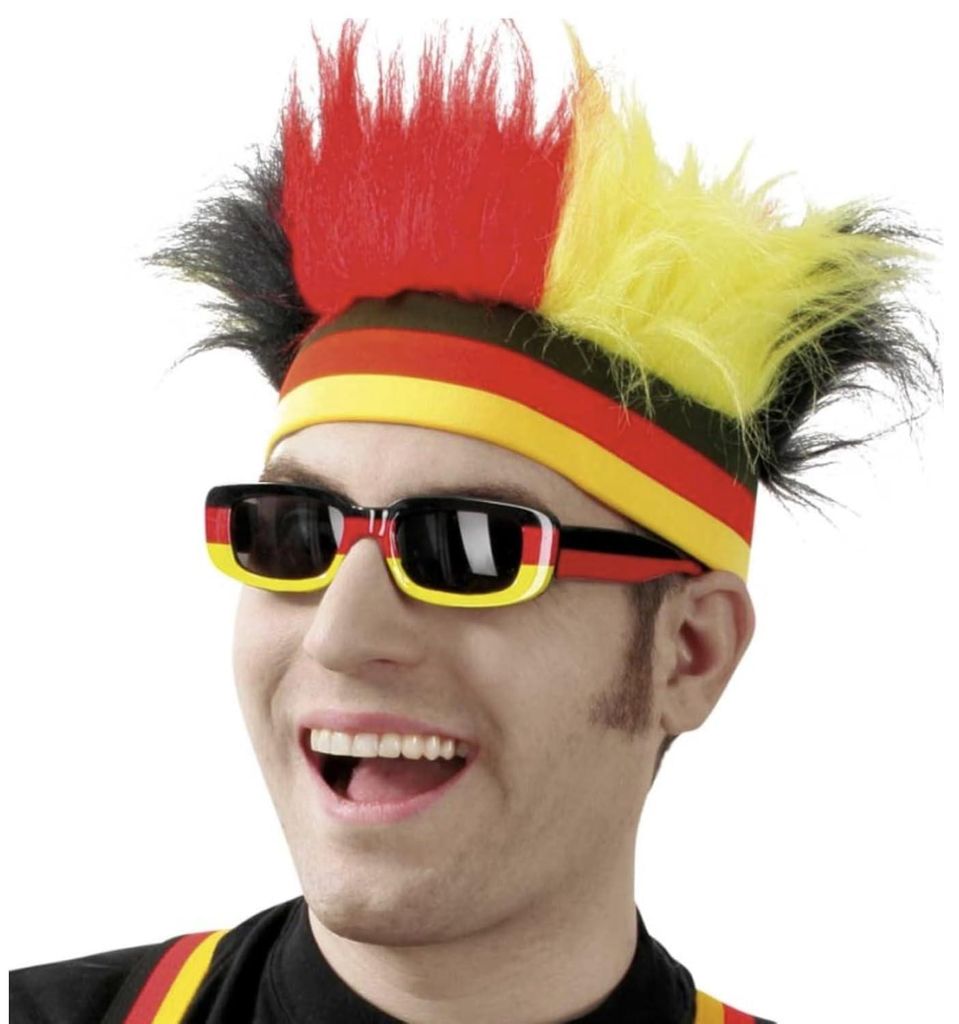 JUNG Fan Stirnband Perücke Deutschland Fussball WM 2026 Produktbild 