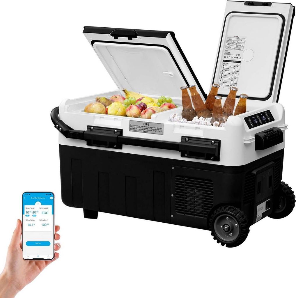 WOLTU Kompressor Kühlbox, mit App-Steuerung, Schwarz Weiß, Produktbild 