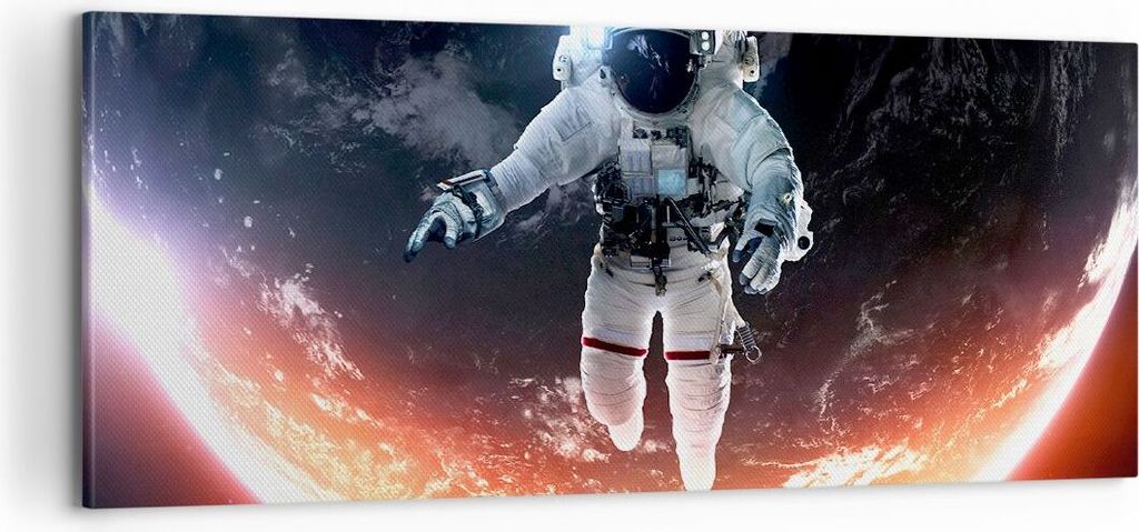 Bild auf Leinwand - Leinwandbild - Kosmonaut Weltraum - Produktbild 
